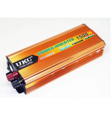 Перетворювач напруги UKC 1500 Вт 24v 220v інвертор 1500w 24в 220в