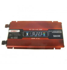 Преобразователь напряжения для авто 12V-220V 500W с LCD дисплеем