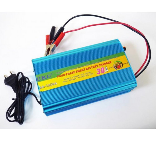 Зарядное устройство автомобильное для аккумулятора сетевое Battery Charger UKC MA-1230A 30A