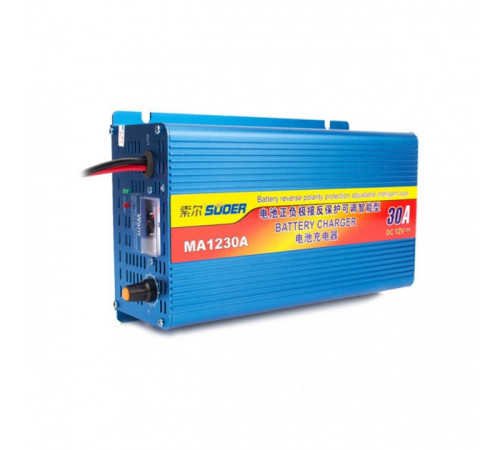 Зарядное устройство автомобильное для аккумулятора сетевое Battery Charger UKC MA-1230A 30A