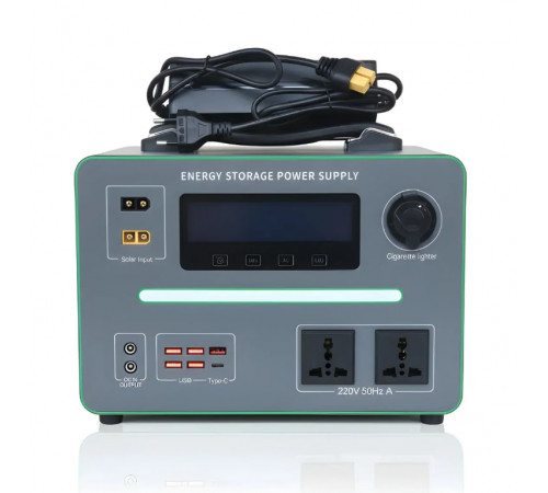 Портативная зарядная станция с портами USB-A и Type-C YN30-1200W LiFePO4 | 1152WH