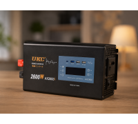 Преобразователь AC/DC 2600W AX Sine с чистым синусом / Преобразователь напряжения с чистым синусом, дисплеем и выходами: 3 x USB, 1 x Type-C / Инвертор автомобильный