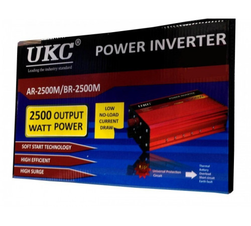 Преобразователь авто (инвертор) UKC 12V-220V AR 2500W