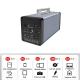 Инвертор аккумуляторный 12,8V/50Ah/600W Портативная электростанция 600Вт, 144000мАч
