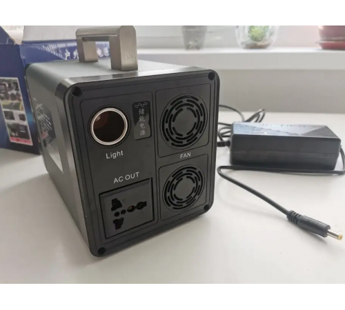 Инвертор аккумуляторный 12,8V/50Ah/600W Портативная электростанция 600Вт, 144000мАч