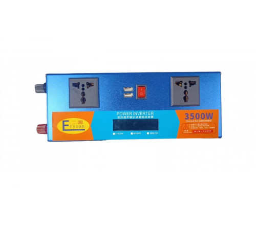 Преобразователь напряжения с 12V/24V 220V 3500W LCD SMART (EY3500W)