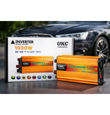 Преобразователь 12V в 220В, автомобильный инвертор 1000W UKC AC/DC SSK