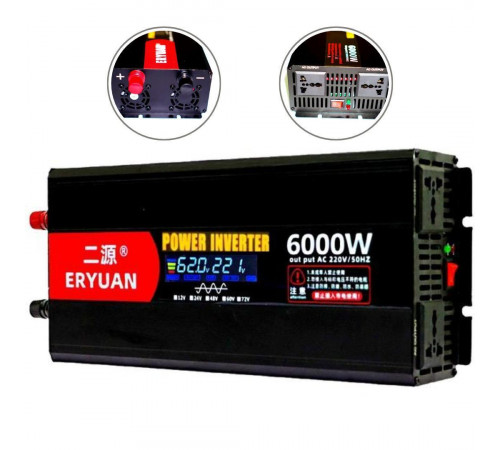 Преобразователь напряжения Eryuan 6000W Самая высокая мощность для ваших энергетических нужд