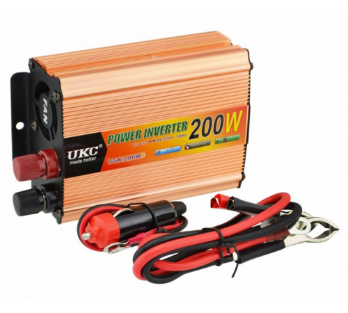 Перетворювач напруги (інвертор) 12-220V 200W