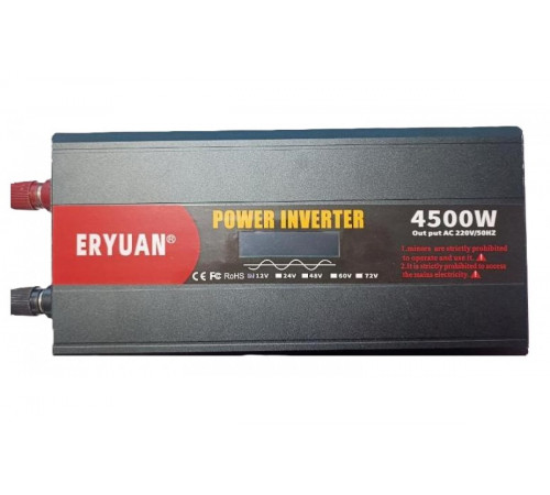 Преобразователь напряжения Eryuan 4500W ЧИСТЫЙ СИНУС, LCD