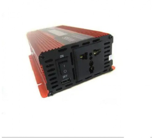 Перетворювач напруги для авто 12V-220V 500W з LCD дисплеєм