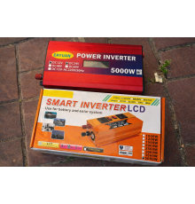 Автомобильный инвертор с 12V/24V на 220V 5000W LCD SMART / Преобразователь напряжения
