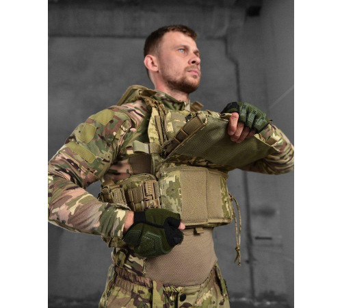 Плитоноска пиксель с подсумками в подарок каримат