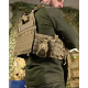 Плитоноска 4 быстрых сброса с напашником Cordura пиксель ПП4632