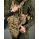 Плитоноска 4 быстрых сброса с напашником Cordura пиксель ПП4632