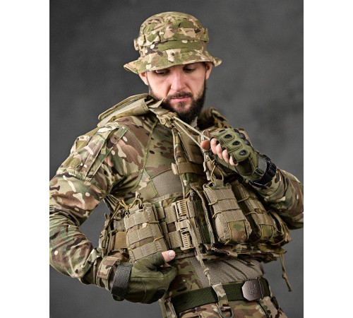 Плитоноска мультикам 4точки сброса Single Sword РН3873