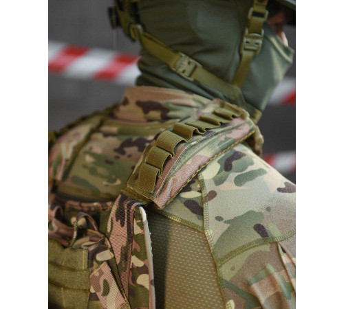 Плитоноска Мультикам зі швидким скиданням. MOLLE 11 підсумків ВТ76599