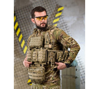 Плитоноска 4 точки швидке скидання stragen піксель із рюкзаком ПП 7910
