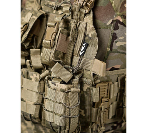 Плитоноска 4 быстрых сброса Cordura пиксель ВТ7930