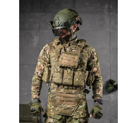Плитоноска 4 быстрых сброса с напашником Cordura пиксель ДЛ63965
