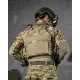 Плитоноска 4 быстрых сброса с напашником Cordura пиксель ДЛ63965