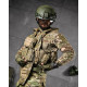 Плитоноска 4 быстрых сброса с напашником Cordura пиксель ДЛ63965