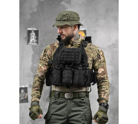 Плитоноска 4 сброса black Single Sword ВТ1096