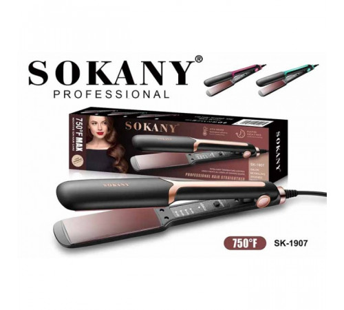 Утюжок для выравнивания волос SOKANY SK-I907 (60) за 425 грн