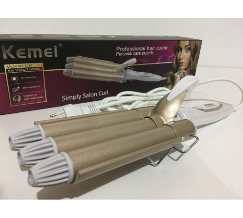 Плойка гофре Kemei KM-1010/ 7590 (40 шт/ящ) за 839 грн