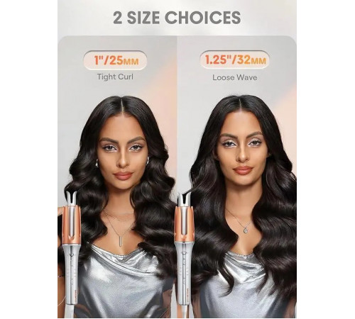Автоматический стайлер Sheglam Hair Curler Bella для завивки волос / Плойка для локонов 3 режима 170–210°C