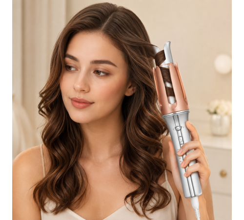 Автоматический стайлер Sheglam Hair Curler Bella для завивки волос / Плойка для локонов 3 режима 170–210°C