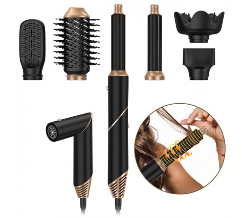 Багатофункціональний стайлер для волосся Hot Air Styler 6в1