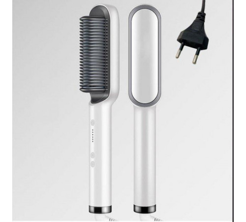 Електрична гребінець-випрямляч Hair Straightener HQT-909 щітка для укладання волосся за 271 грн