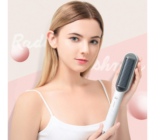 Електрична гребінець-випрямляч Hair Straightener HQT-909 щітка для укладання волосся за 271 грн