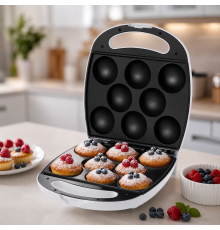 Електрична кексниця RAF R.2510, 1400 Вт, на 8 порцій / Форма для випікання Cake Maker