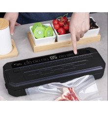 Вакуумный упаковщик универсальный Food Vaccum Sealer 65 kPa 6 режимов