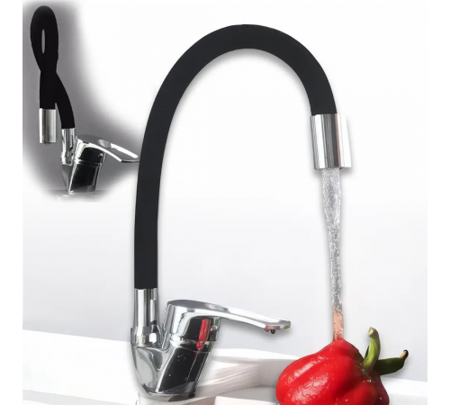 Змішувач гнучким краном 47 см для ванної та кухні Water tap HA-181 за 508 грн