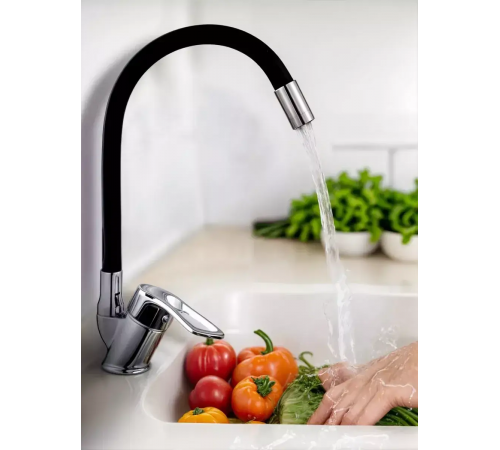 Змішувач гнучким краном 47 см для ванної та кухні Water tap HA-181 за 508 грн