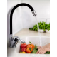 Змішувач гнучким краном 47 см для ванної та кухні Water tap HA-181 за 508 грн