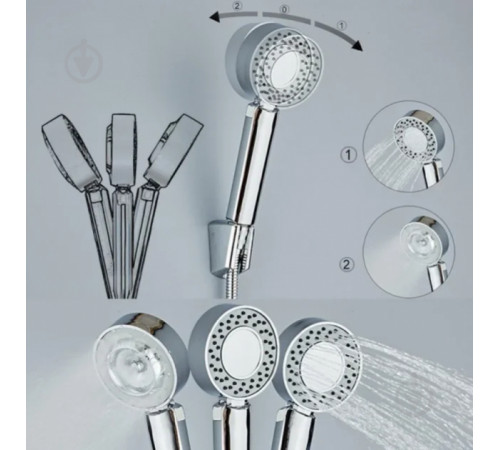 Насадка для душу двостороння 3 режими Multifunctional Faucet 9006 за 183 грн