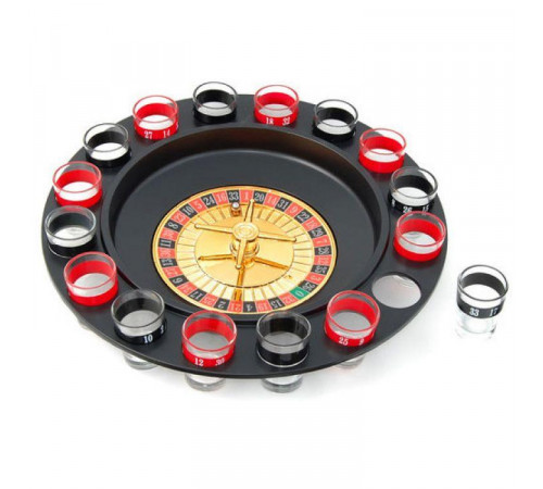 Рулетка зі стопками Drinking Roulette Set i3-90 алко рулетка казино на 16 чарок