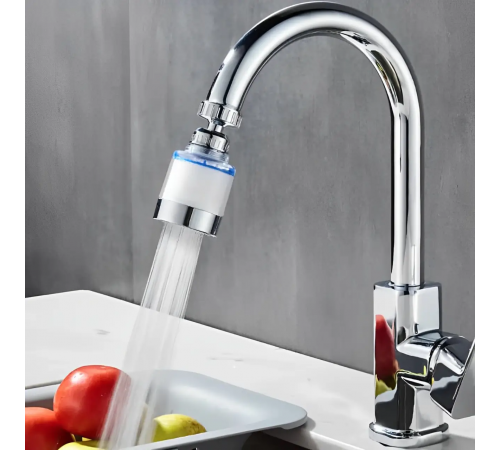Аэратор насадка на кран-смеситель Faucet Splash Head поворотная для экономии воды с фильтром