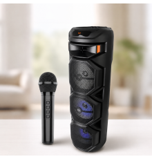 Колонка ZQS8301 Bluetooth 8дюймов / Колонка з бездротовим мікрофоном / Акустична система + пульт ДК