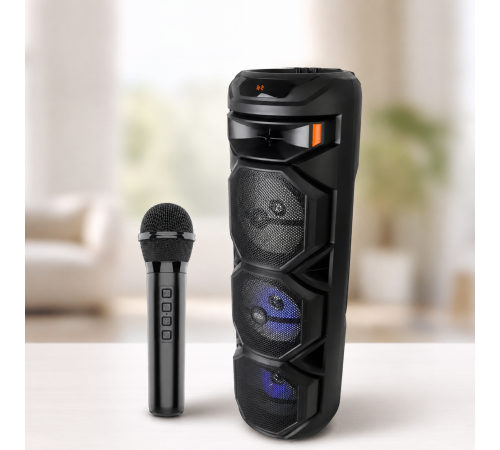 Колонка ZQS8301 Bluetooth 8дюймов / Колонка з бездротовим мікрофоном / Акустична система + пульт ДК