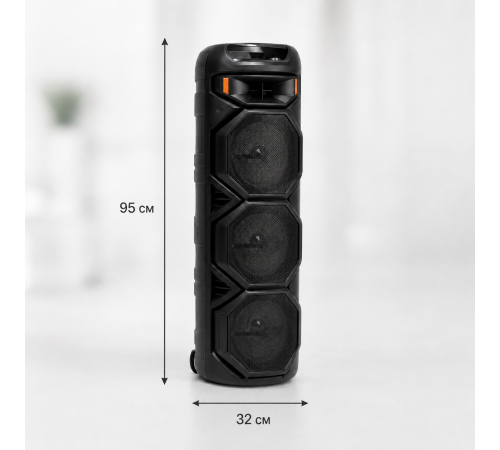 Колонка ZQS8301 Bluetooth 8дюймов / Колонка з бездротовим мікрофоном / Акустична система + пульт ДК