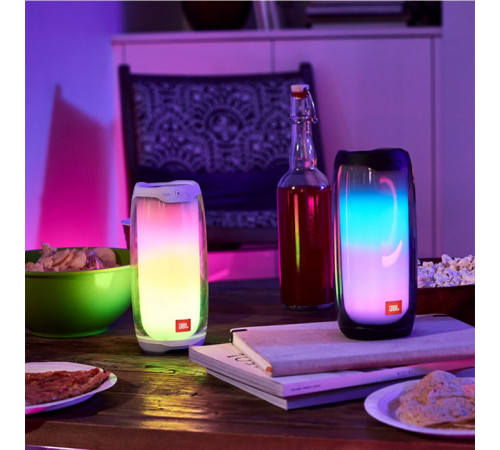 Беспроводная портативная колонка JBL PULSE 4 Bluetooth с подсветкой павербанк радио
