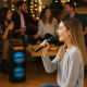 Колонка-Bluetooth з двома 8 дюймовими динаміками / Акустична система з бездротовим мікрофоном GTS-1880 42 см