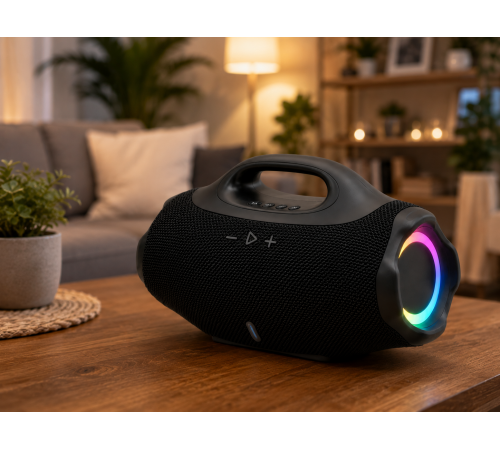 Колонка B62LED Boomsbox 4 Mini / Портативна акустика з Bluetooth
