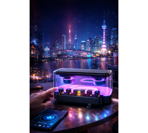 Бездротова Bluetooth-колонка з RGB-підсвічуванням Z6 за 542 грн