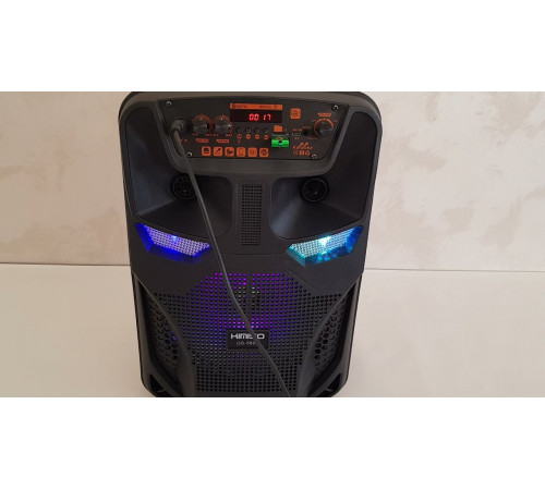 Легкая и функциональная колонка-чемодан Kimiso QS-5805 с микрофоном (USB/BT/FM).